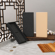 新款红木书签盒现货 创意礼品钢笔盒U盘盒黑色天地盖礼品盒批发