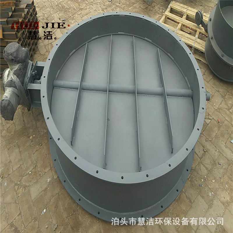 电动通风蝶阀手动通风蝶阀管道蝶阀DN1500调节阀除尘器冷风阀