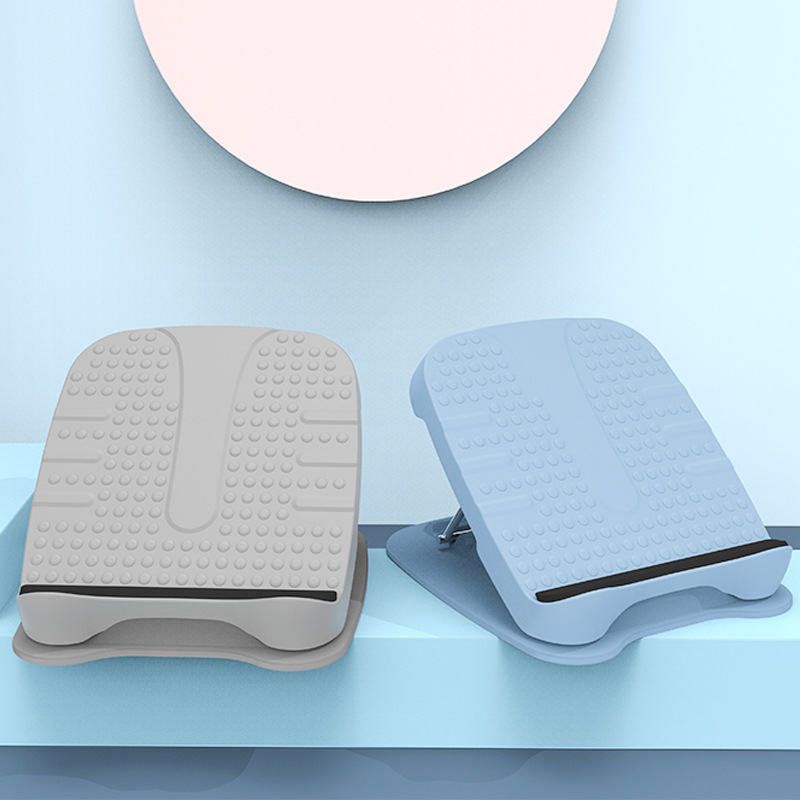 Banco de estiramiento plegable para piernas y pantorrillas, equipo auxiliar de fitness con pedal inclinado