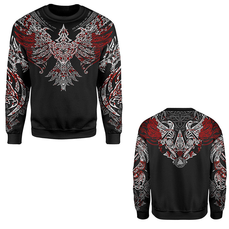Men's Clothing Christmas new digital printing Christmas round neck sweatshirt tops couple clothing_voghion.com