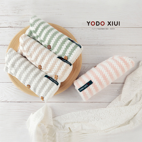 Dry hair cap cationic Japanese dry hair cap turban absorbent thickened long hair shower cap dry hair towel towel