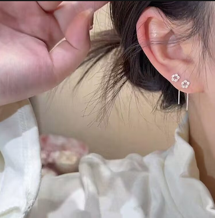 ต่างหูดอกไม้ [ทีละชิ้น]
