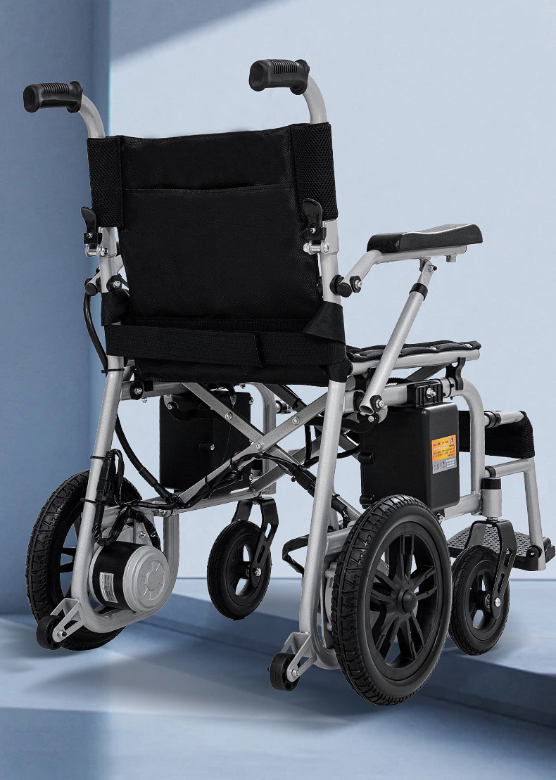Yingkang Electric Wheelchair for the Elderly, Foldable, Lightweight, Four-Wheeled, Intelligent, Fully Automatic, Lithium Battery-Powered Mobility Scooter for Seniors