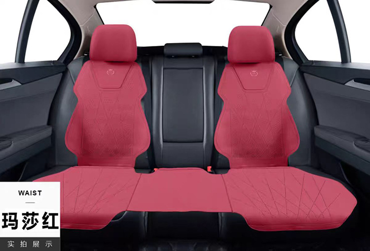 Car Seat Cushion Universal Imitation Suede Breathable Saddle Cushion Technology Leather Half-Pack Seat Cover Four-Season Seat Cover Autumn and Winter