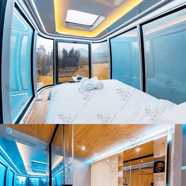 Celebridad en línea clock-in experiencia Bed & Breakfast padre-hijo Vacaciones Viajes camping Hotel espacio cápsula Apple cabina pequeña Villa