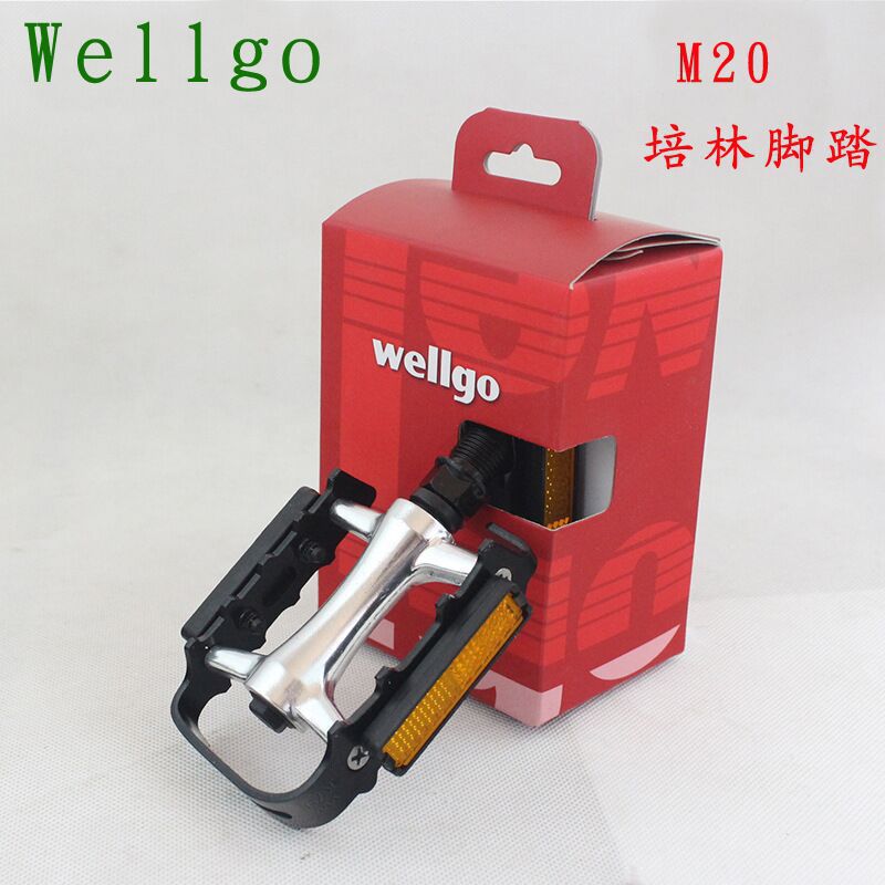 Wellgo M20 Qatlanan Velosiped Pedalı, Alüminium, Reflektorlu