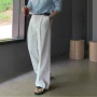 美式免烫商务宽松西裤