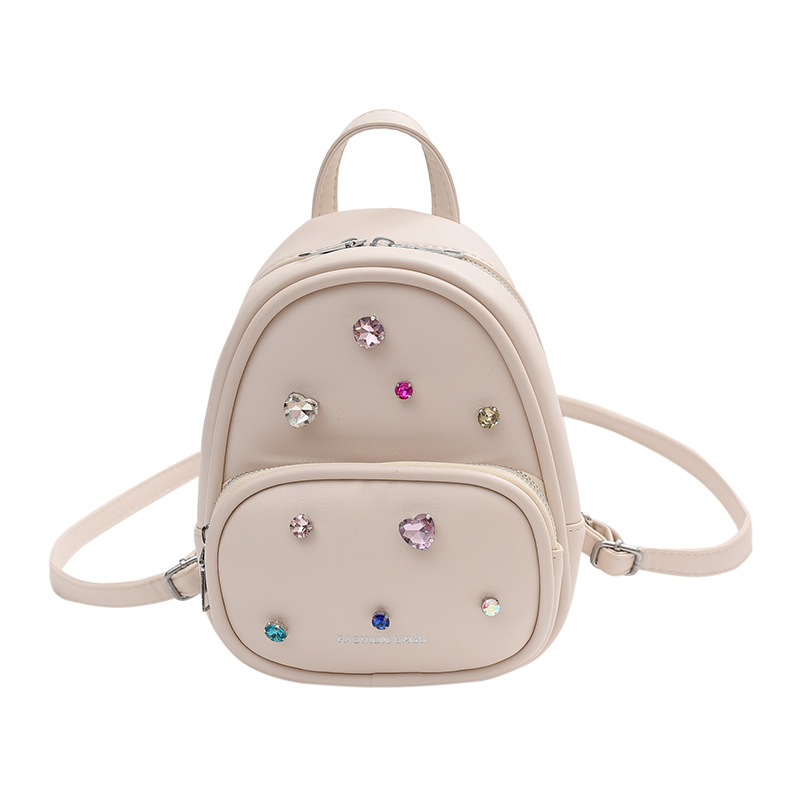 Hochwertiger modischer Rucksack für Damen 2023 neuer lässiger kleiner Rucksack trendiger Rucksack im College-Stil Mini-Rucksack_voghion.com