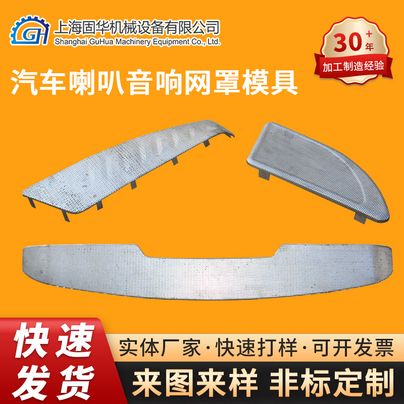 汽车音响网孔塑料模具注塑成型喇叭网冲孔网塑胶外壳模具制造加工