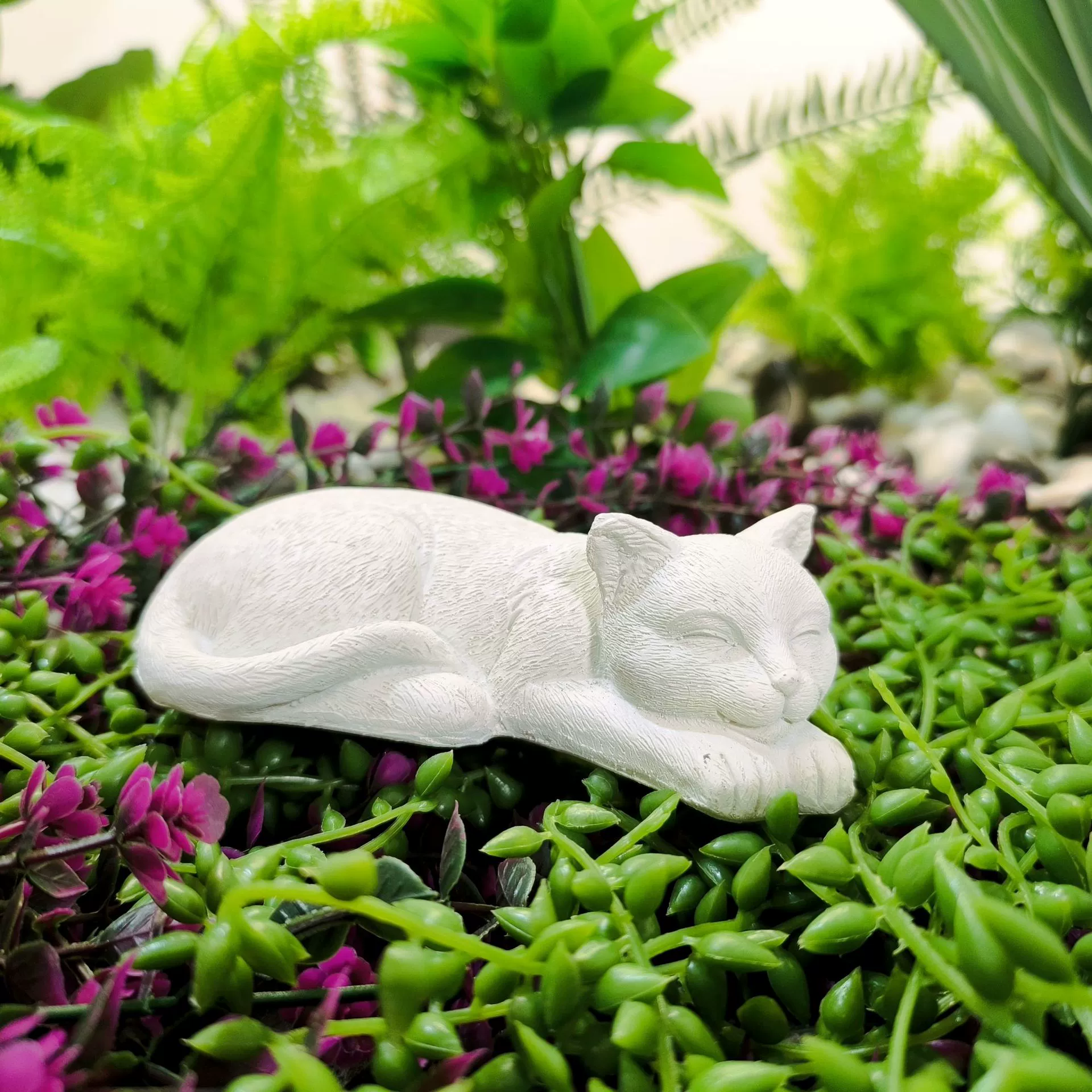 Commemorative travel resin decor, statue, decorations, cat