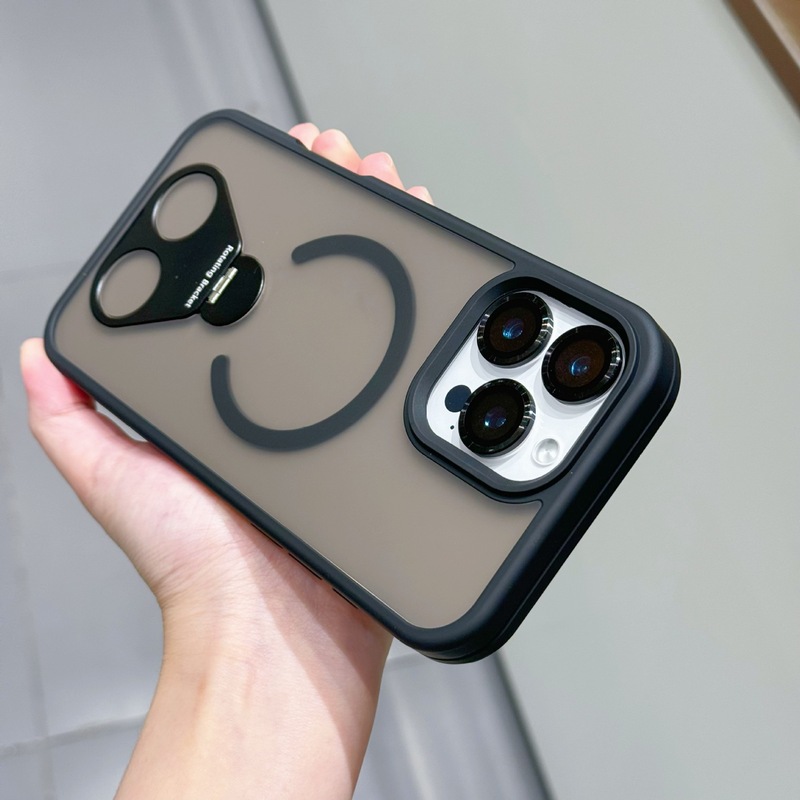 360指环支架适用iPhone16磁吸手机壳苹果17promax肤感磨砂保护套|undefined