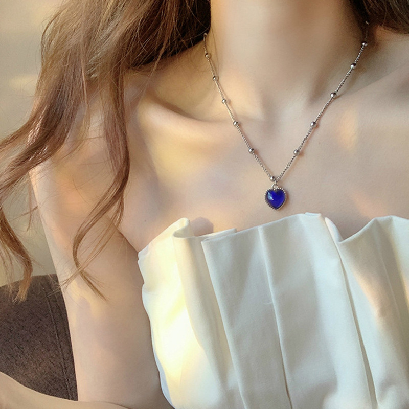 Fashion Heart Shape Alloy Plating Womenu0027S Necklace 1 Piece