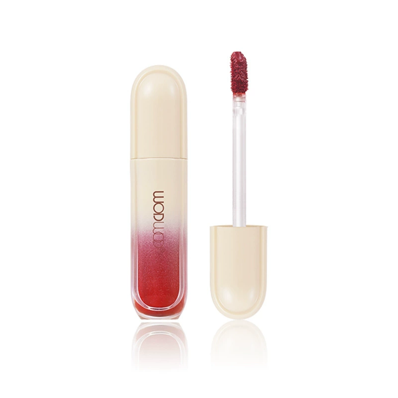 Шелковисто-бархатистая помада для губ WODWOD Velvete Millet Cream Lip Glaze с пигментом пудрового оттенка дешёвая серая розовая помада