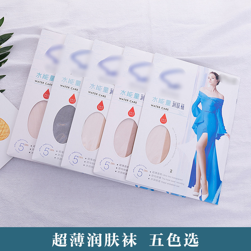 Meiers Genuine Pantyhose 5D Ultra-Thin Toe Transparent Water Energy Moisturizing Socks Anti-Snag Invisible Stockings 8803