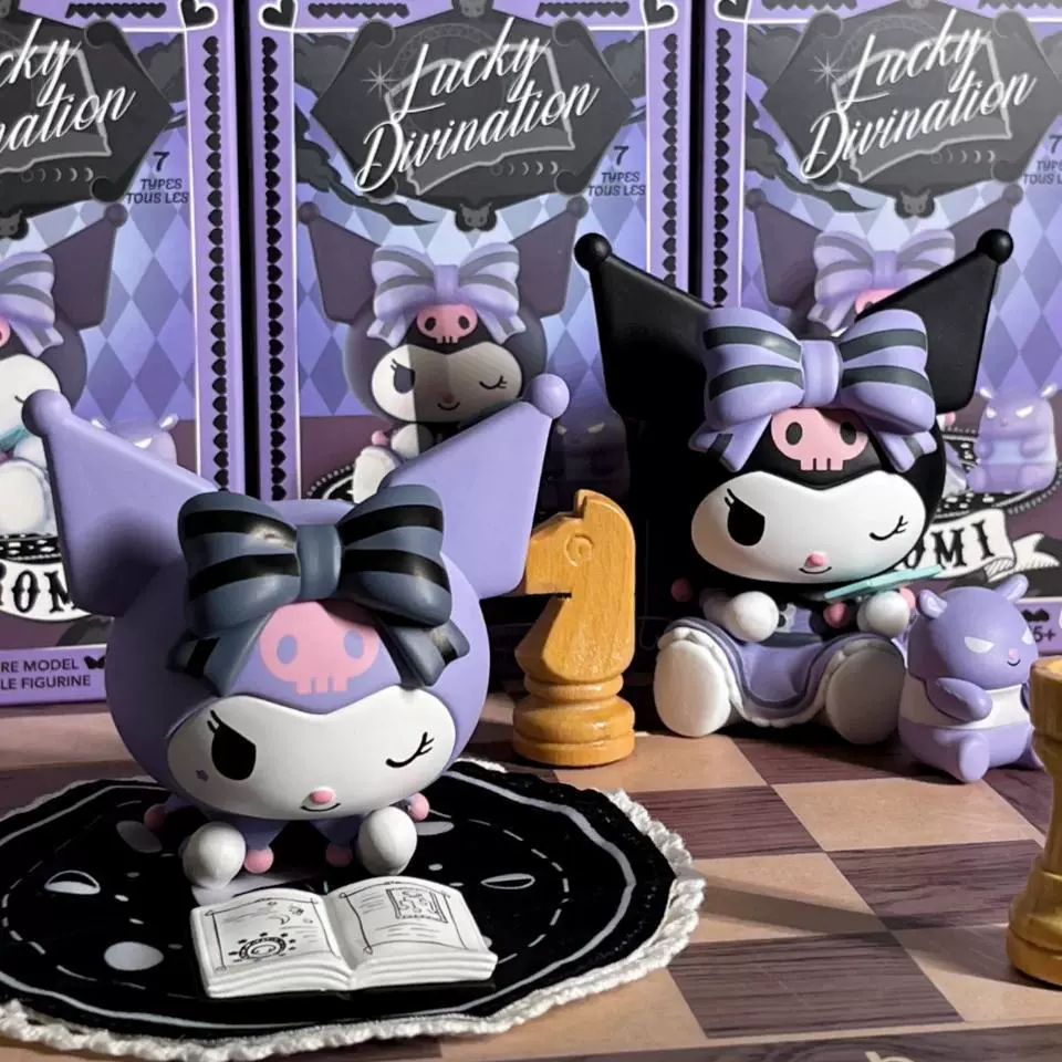 Санлоу Kuromi Lucky Series Blind Basic Blind Cross Playing Handmade Girl Birthday Gifts Car Swiping