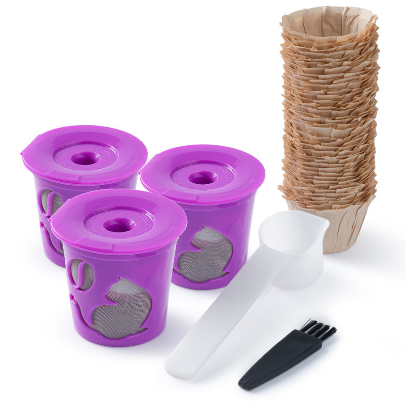 Compatible with keurig 2.0 and 1.0 coffee machine powder filter appliance cat type reusable K cup