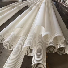 工厂货源PU聚氨酯塑料管 耐磨上料管抽料管 内壁光滑PU塑筋管