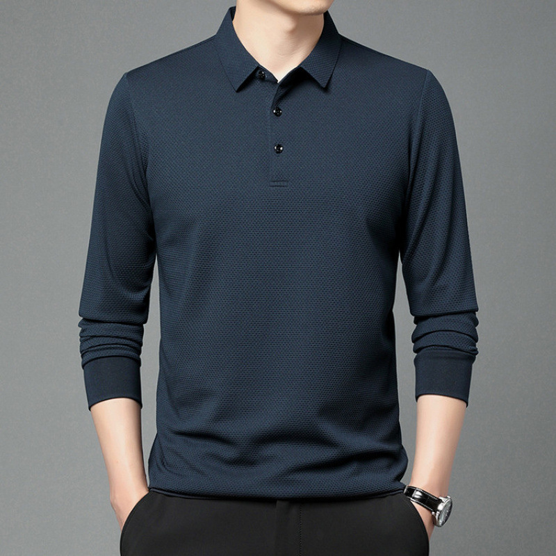 [Available in 9 colors] 2025 Fall/Winter Super Hot Item! Men's High-Quality Casual Long-Sleeve Polo Shirt