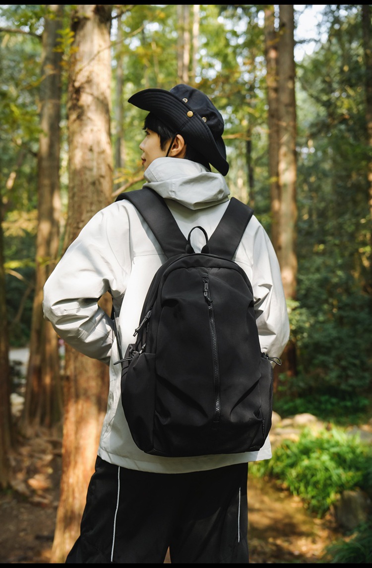 337g Weight Polyester Lining Material Sewing Thread Fashion Element Zipper Closure Type Double Shoulder Straps Strap Type Zipper Backpack Bags Type Holiday, Travel Occasion Oxford Cloth Material Waterproof Function Hiking Backpack Backpack Solid Color Pattern All Seasons Season Unisex Gender Classic Style, Sports Style Square Shape Large Size Waterproof Solid Color Holiday Travel Hiking Backpack 14