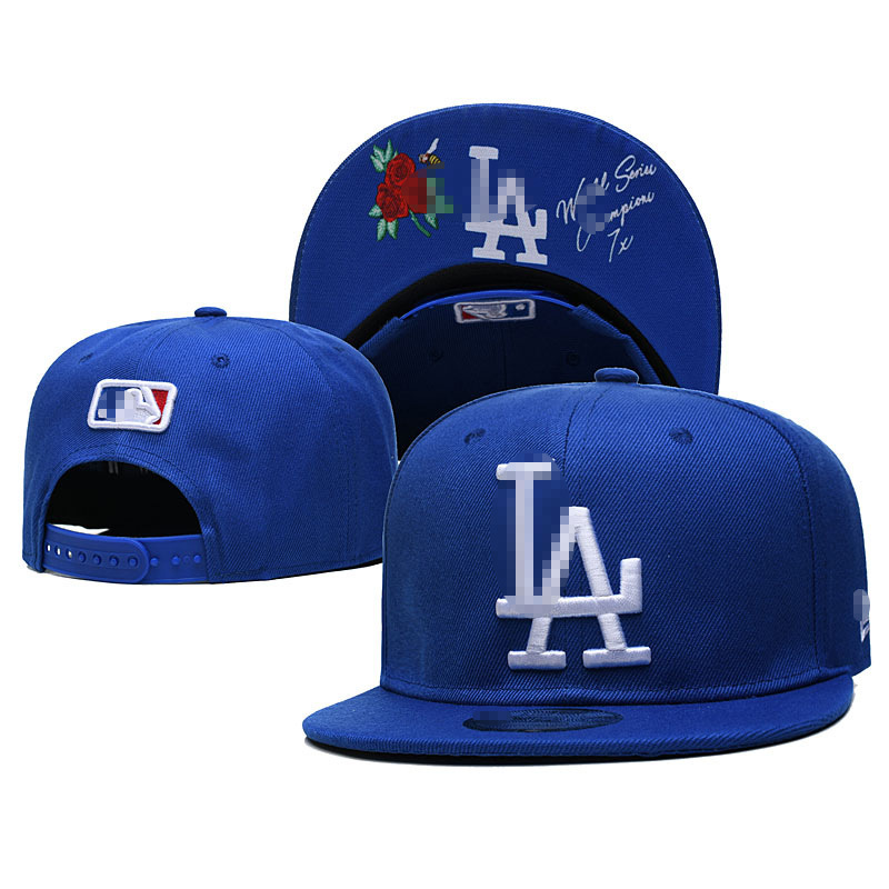 Dodgers Yankees Gorra de béisbol MLB Sombrero plano bordado para hombres y mujeres Sombrero de hip-hop americano Sombrero grande
