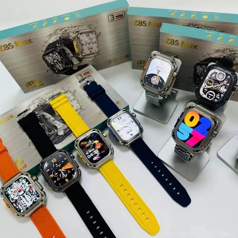 El reloj inteligente Z85Max es un modelo privado popular con una duración de batería ultra larga, podómetro deportivo, llamadas por Bluetooth y funciones de reloj inteligente Huaqiangbei.
