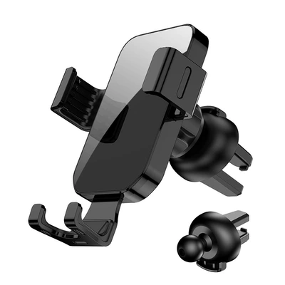 Car phone holder | Anti-Shake Car Mount, Car - yc12-mirror-gravity-bracket-all-black