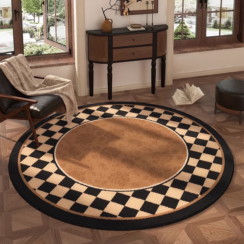 중세 격자 무늬 [방수 두꺼운 모조 캐시미어]