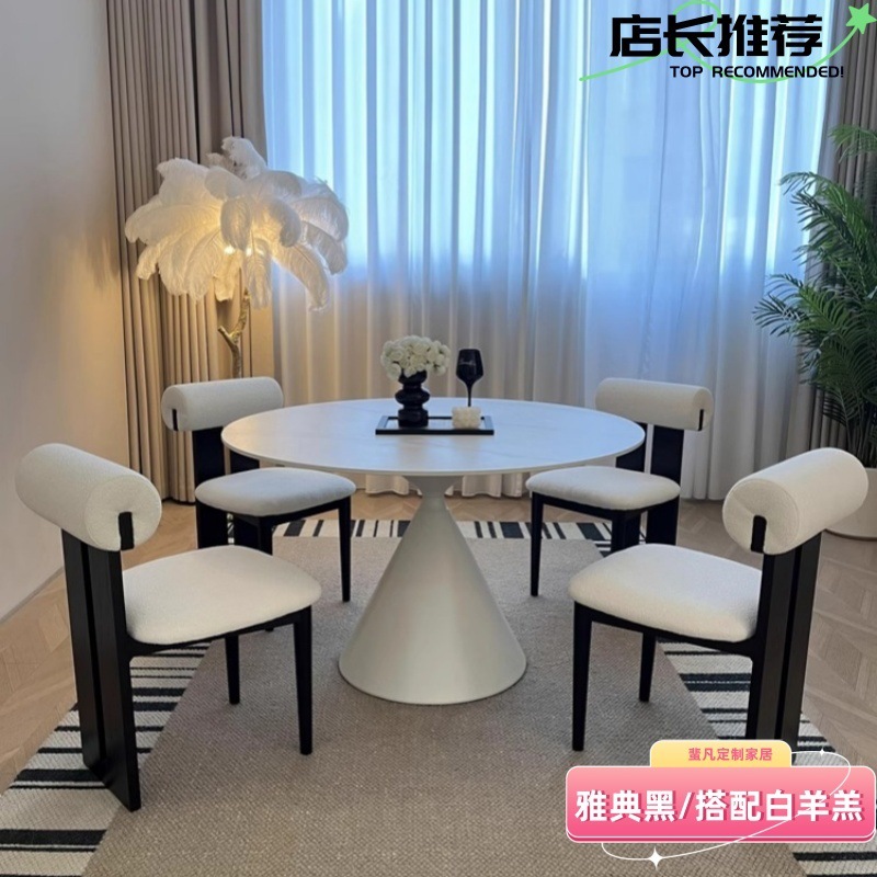 Sillas de comedor de madera maciza sillas de maquillaje modernas sillas de maquillaje artísticas sillas de hipopótamo medievales de alta calidad simple de alta gama