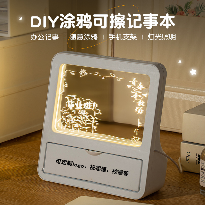 3D pen holder nightlight creative inspirational birthday gifts for boys and girls to encourage students to ornaments graduation gifts prizes