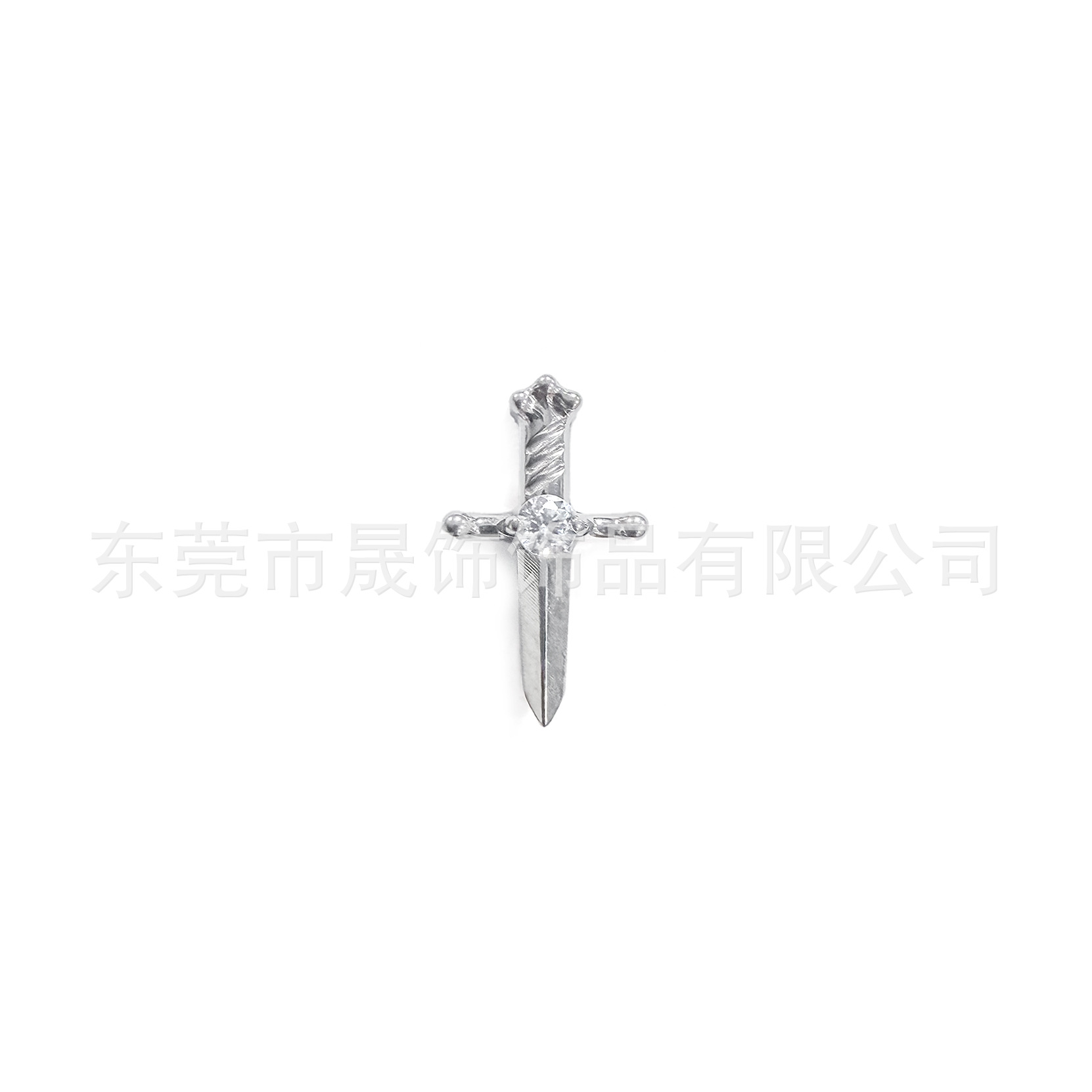 F136 Titanium Alloy 单 Diamond 宝剑 Ear Stud Studded 5A Cubic Zirconia Helix Cartilage Stud G23 Titanium Internal Thread Labret Stud Piercing Jewelry