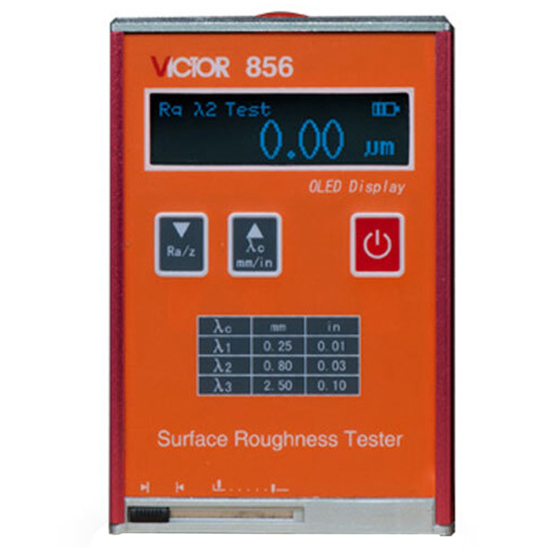 胜利仪器VC856粗糙度仪加工金属零件平面光洁度粗糙检测仪高精度