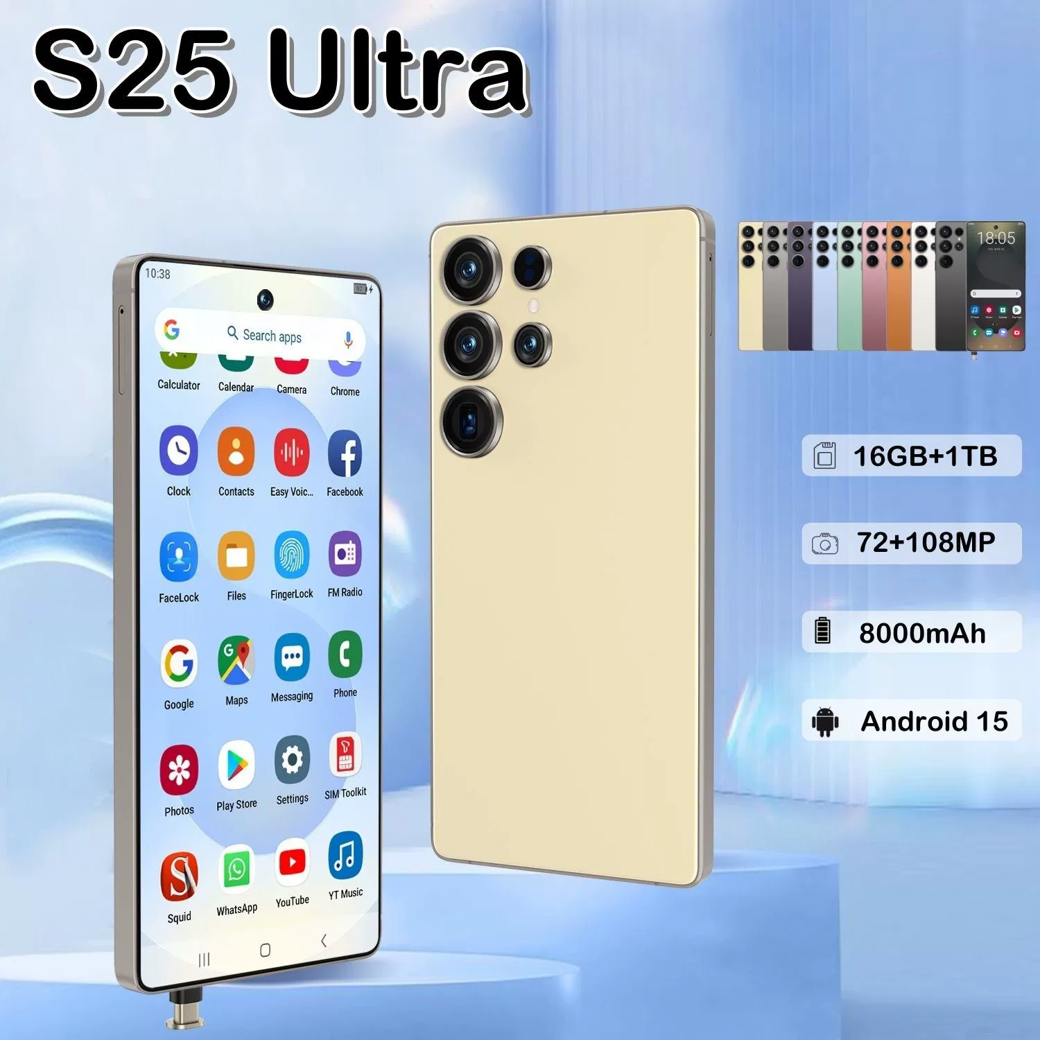 Cugo Kugo Mobile S25 Ultra 24-мегапиксельный 4+64 ГБ, 4G-сеть, эксклюзивная модель