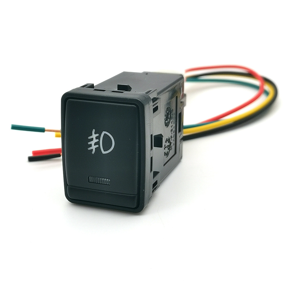 Suitable for Nissan X-Trail Led Parking Radar Volume Music View Garage Fan Modification Switch with Cable