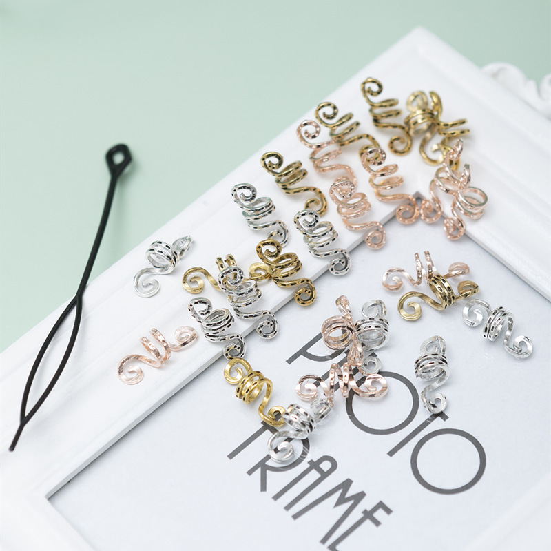 Accesorios para el cabello de la trenza sucia Africana estilo étnico celta espiral horquilla irlandesa peluca trenzada pelo accesorios traje