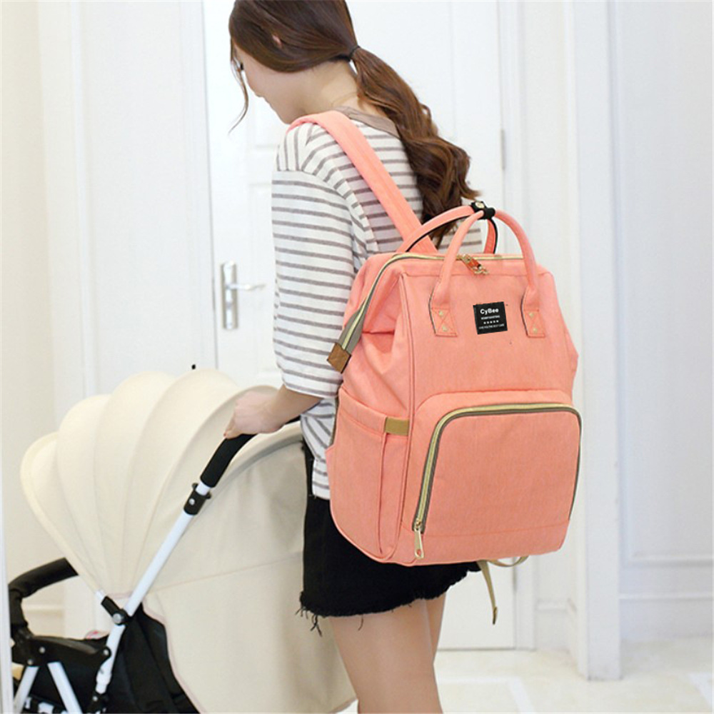 Mommy Bag Multifunctional Backpack Large Capacity Maternity Bag Baby Mom Bag Diaper Bag Cross-border Dual-shoulder Bag Upgraded Version