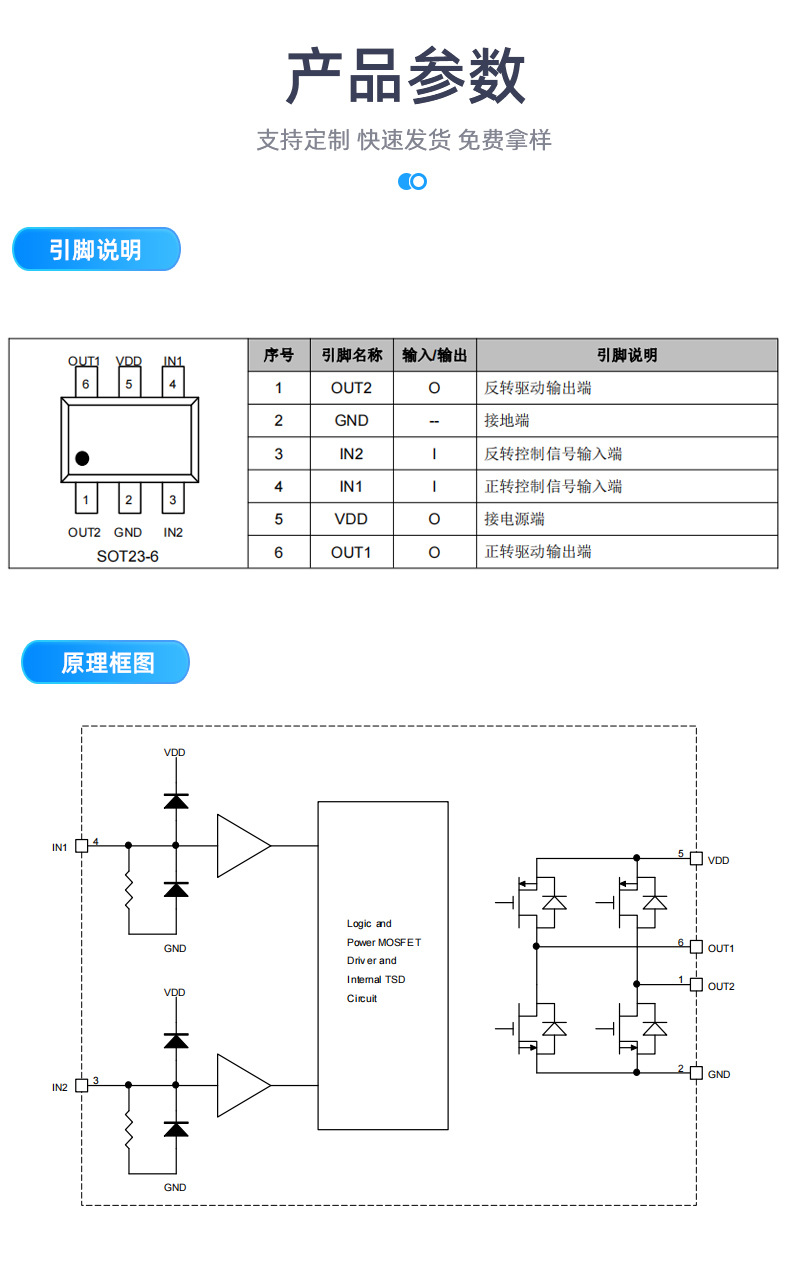 舵機(jī)馬達(dá)驅(qū)動芯片