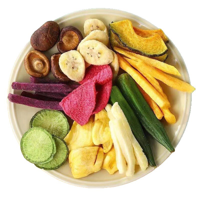 元气简餐综合果蔬脆片什锦蔬菜秋葵混合果蔬干零食礼包袋装果蔬干|undefined