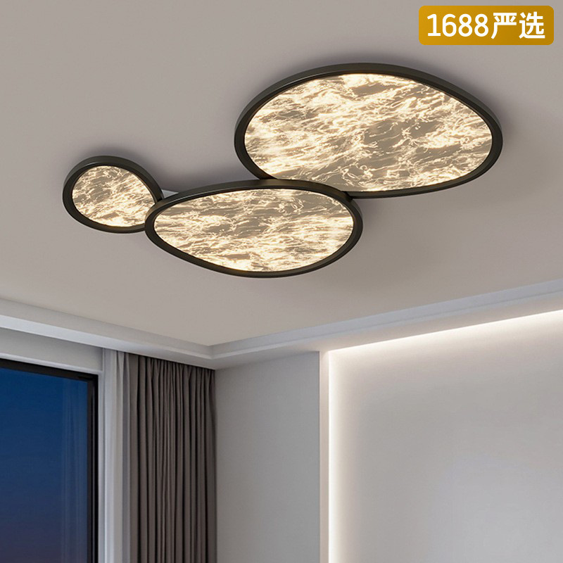 [Selección estricta] nube italiana lámpara de techo de nube lámpara principal simple y moderna led atmósfera alta sensación de protección de ojos de toda la casa