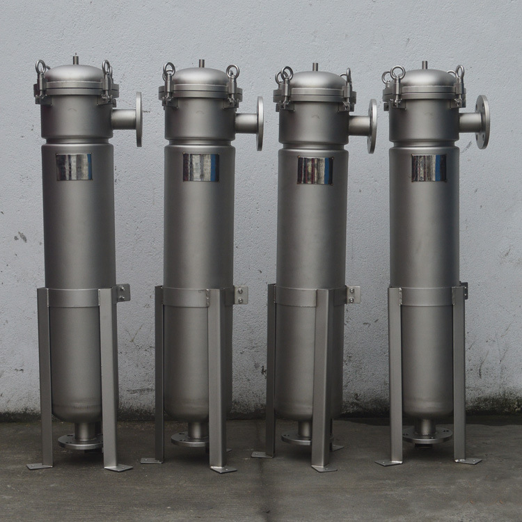 供应纬福侧入型 顶入式 保温单袋式过滤器