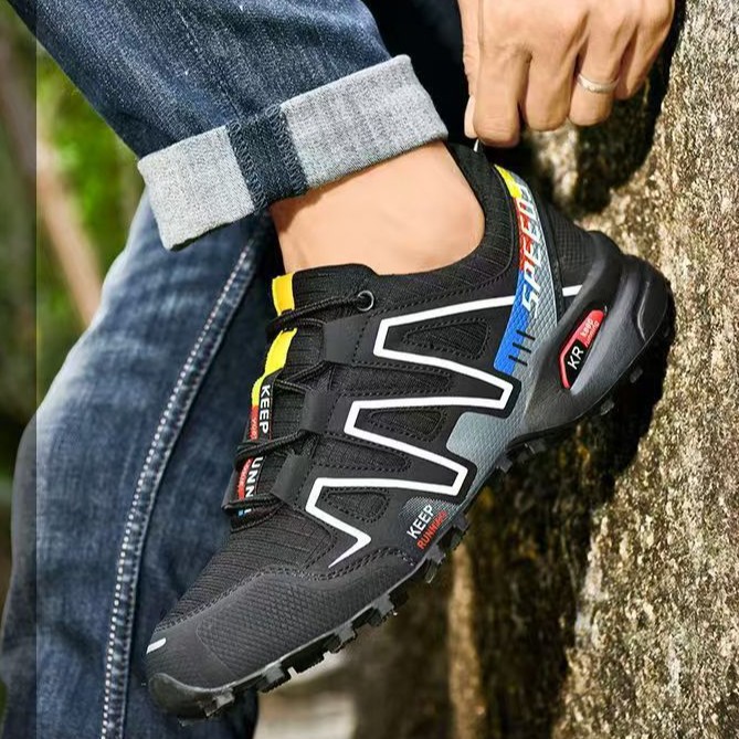 Large Size Men's Shoes, Trendy Outdoor Sports Shoes, Fashionable Running Shoes, Stylish and Versatile Casual Shoes, Cross-Border Hiking Shoes for Men