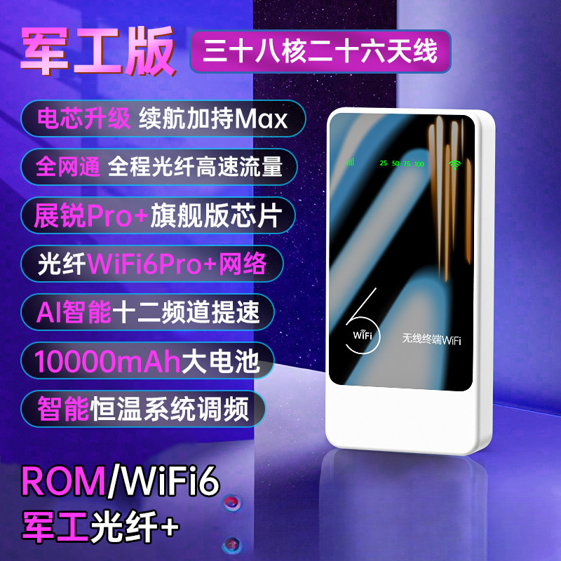 2025新款随身无线wifi移动wi-fi6无线网络无限速三网通用网卡免插|undefined