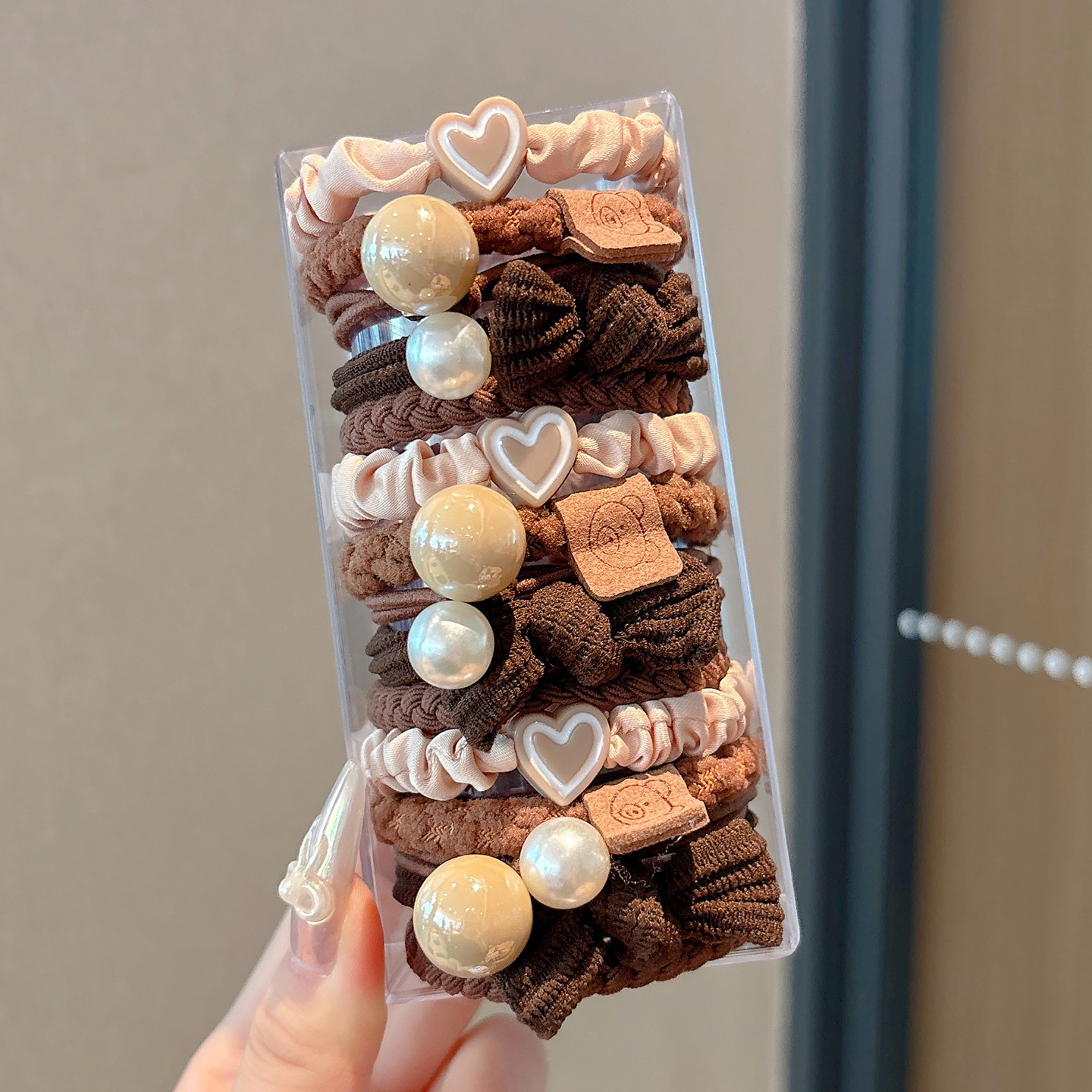 Coleteros de Alta Elasticidad, Estilo 2025, Bandas Elásticas para Mujer para Atar el Cabello, Coleteros Duraderos que No Tiraman del Cabello, Accesorios para el Cabello con Diadema.