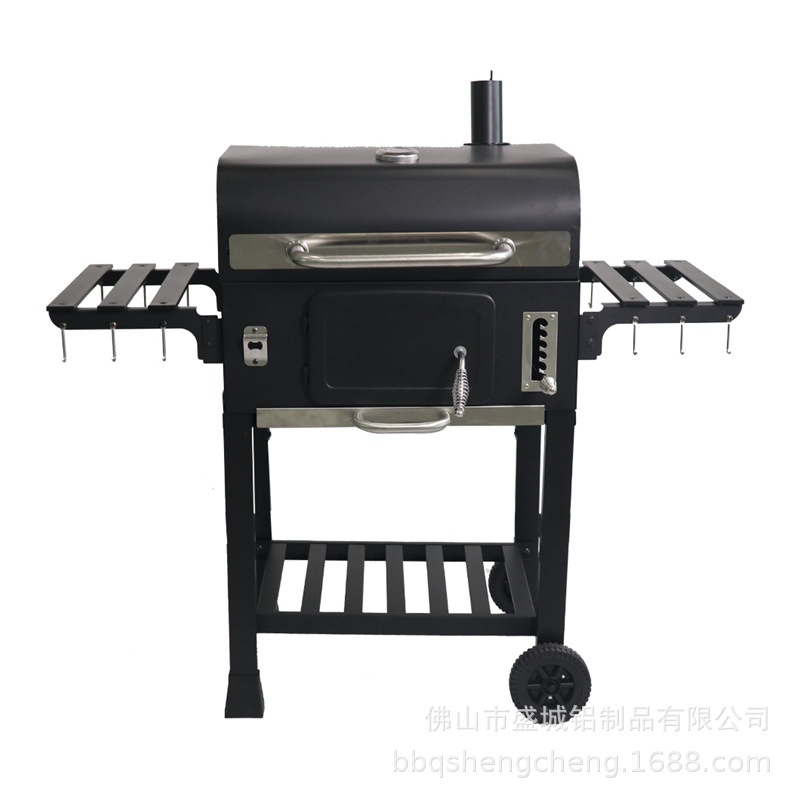 Villa Patio Parrilla Parrilla de carbón para el hogar Jardín B & B Barbacoa americana BBQ Parrilla al aire libre