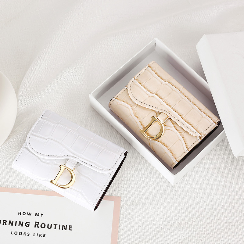 Nueva atmósfera europea y americana de moda cocodrilo de alta calidad de mujer multi-tarjeta anti-robo bolsa deslizante multifunción bolso de cambio