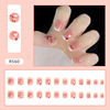 Fake nails, summer removable nail stickers for nails for manicure, ready-made product, wholesale