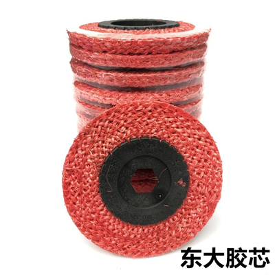 Dongda pulido rueda de cáñamo 100 * 16 púrpura Lixiang molino de ángulo pulido rueda de tela 4 pulgadas Yangjiang