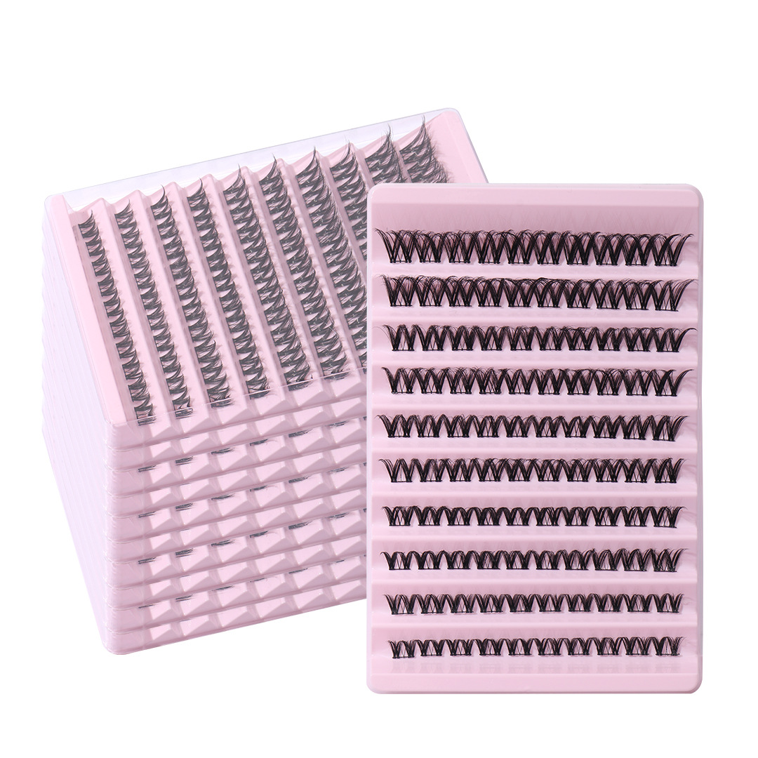 New  single cluster natural large capacity eyelashes, segmented hair, daily DIY grafting eyelashes_voghion.com