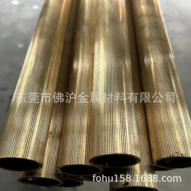 H59-1直纹拉花黄铜管H62网纹滚花铜管 直纹实心铜棒3 4 5 6 7 8 9