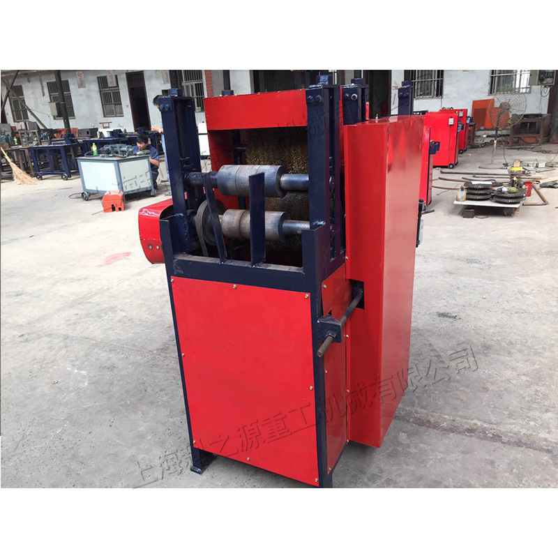 废旧钢筋除锈机 受潮生锈钢筋打磨除锈抛光机 螺纹钢圆钢去锈机