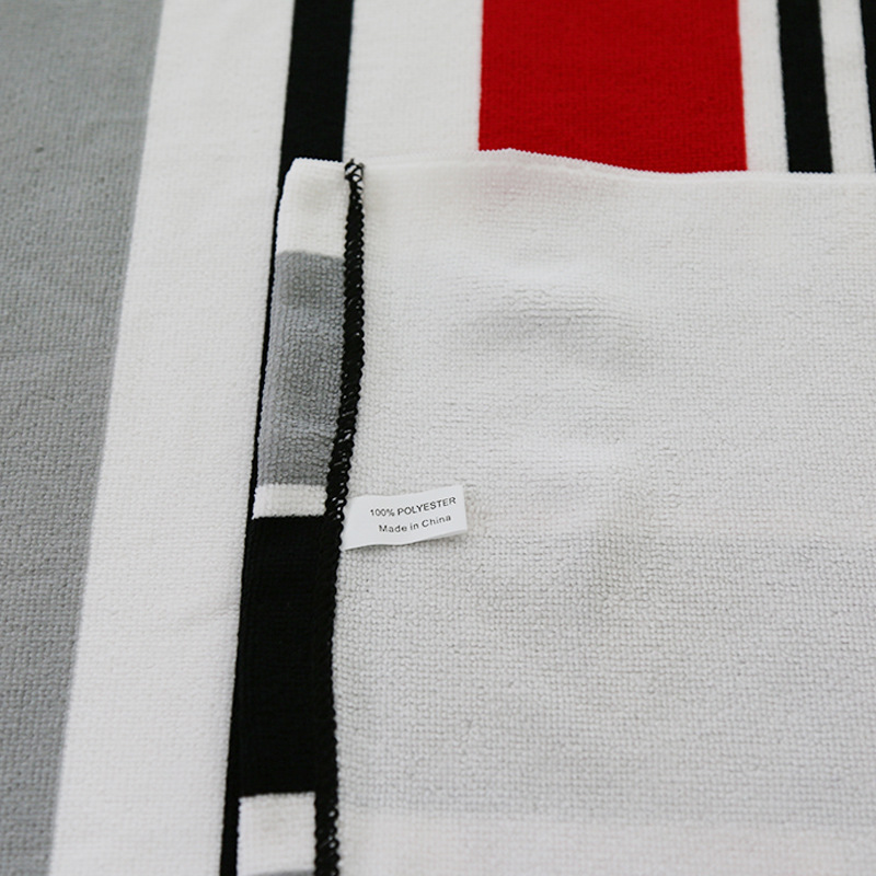 Microfibra de gran tamaño rectangular transfronteriza suministro exclusivo material al por mayor garantía Toalla de playa Toalla de baño